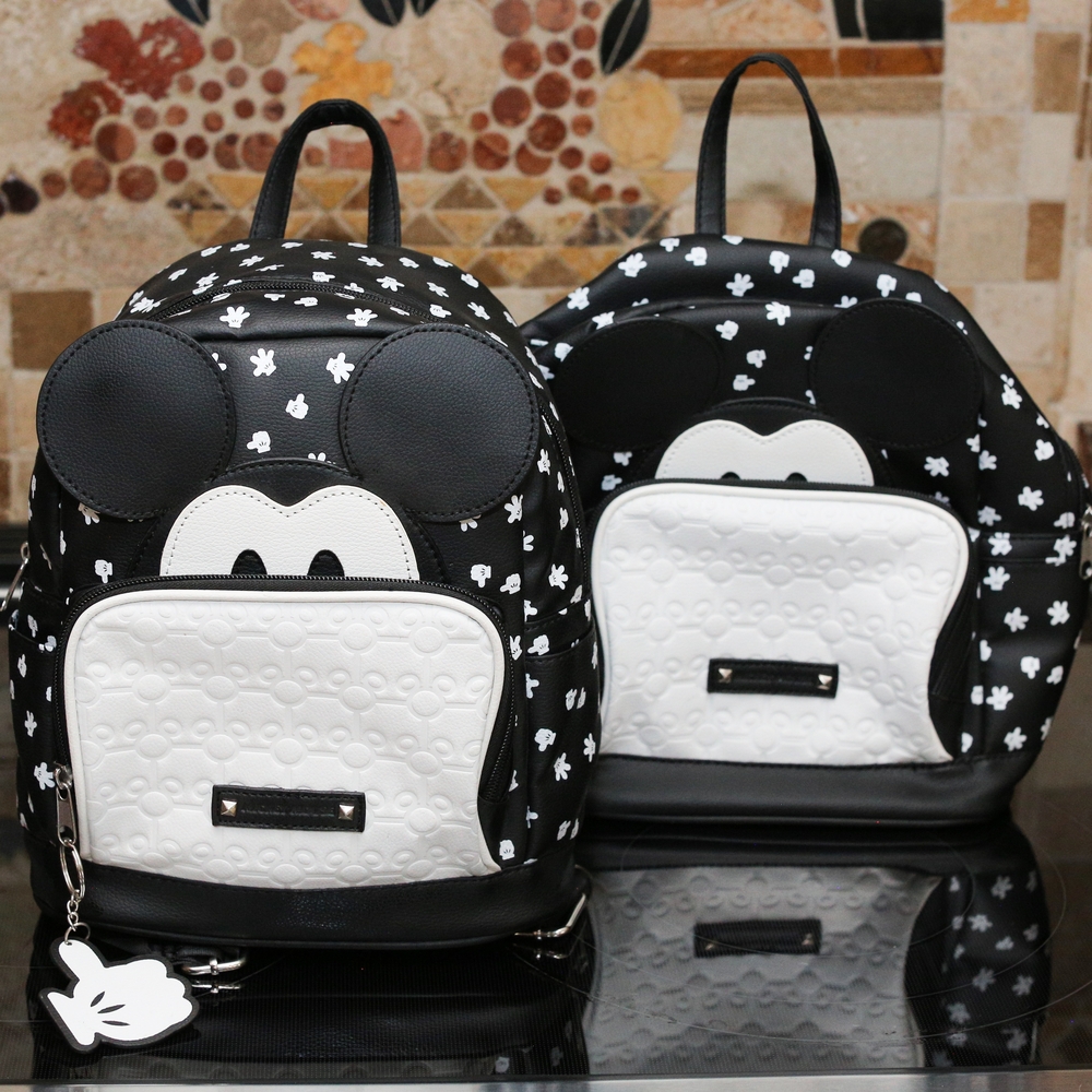 Black and White Mickey Mouse Backpacks (2)